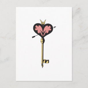 Key to My Heart Postcard