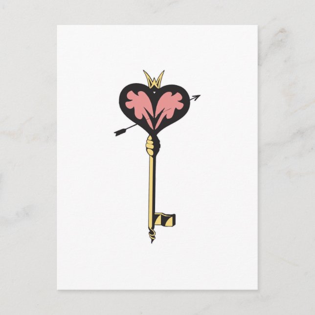 Key to My Heart  Postcard (Front)