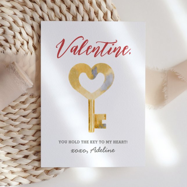 Key to my Heart Valentines Day Card (Creator Uploaded)