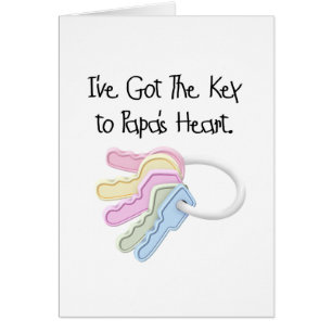 Key to Papa's Heart Tshirts and Gifts