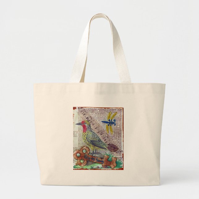 Key to Song Large Tote Bag (Front)