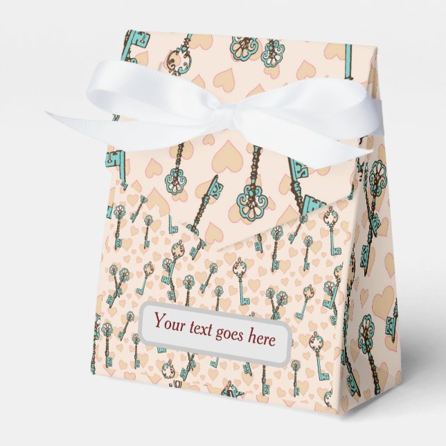 Key to your heart - favour box (Front Side)