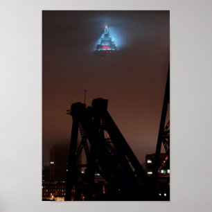 Key Tower in the Fog Poster