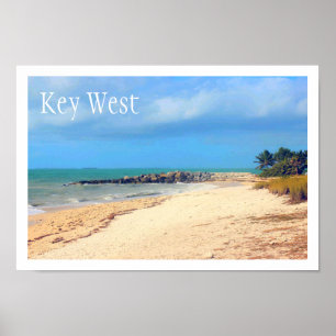 Key West Beach, Fort Zachary Taylor State Park Poster