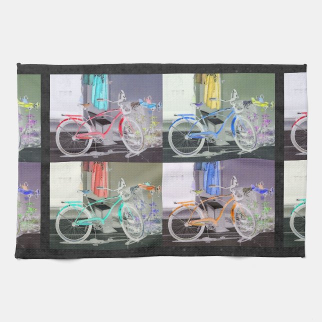 Key West Bicycle Tea Towel (Horizontal)