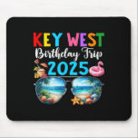 Key West Birthday Trip 2025 Matching Friends Group Mouse Mat<br><div class="desc">Key West Birthday Trip 2025 Matching Friends Group Summer</div>