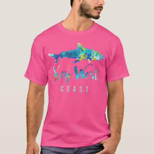 Key-West Coast Shark Sunshine-State Diving Diver T-Shirt