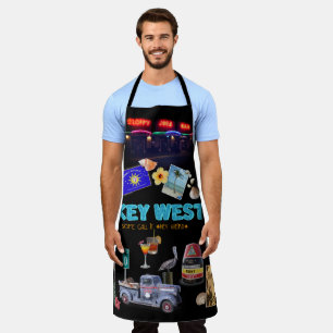 Key West Collage Apron