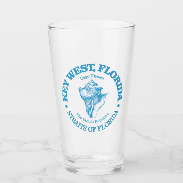 Key West (conch) Glass (Front)