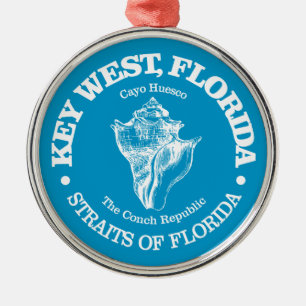 Key West (conch) Metal Tree Decoration