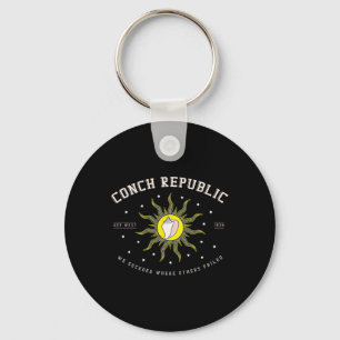 Key West Conch Republic Florida Scu Fishing Gift Ring