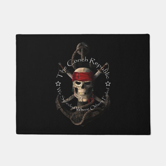 Key West Conch Republic We Seceded Where Others Fa Doormat (Front)