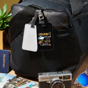 key west Cruise 2023 Family Friends Group Travel Luggage Tag
