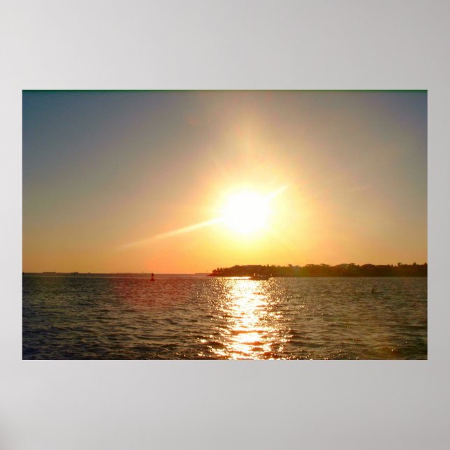 Key West, FL Sunset Poster (Front)