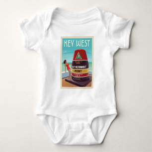 Key West   Florida Baby Bodysuit