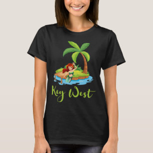 Key West Florida Beach Mermaid Summer T-Shirt