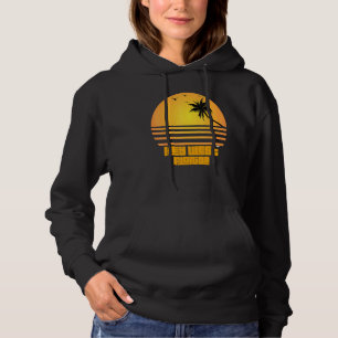 Key West Florida Beach Retro Vintage Surf Souvenir Hoodie