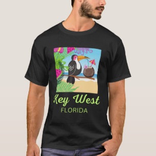 Key West Florida Beach Vacation Toucan Trip Matchi T-Shirt