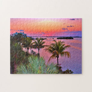 Key West Florida.Christmas Greetings Jigsaw Puzzle