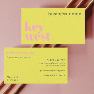 Key West Florida company Business Card