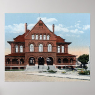 Key West Florida Court House Poster