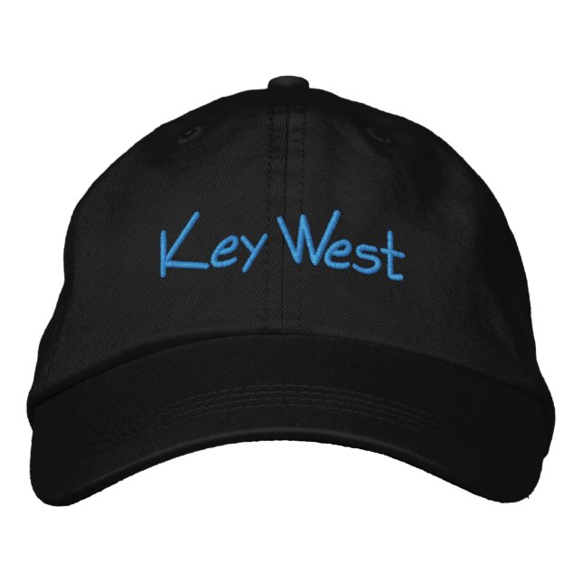 Key West Florida Embroidered Baseball Hat (Front)