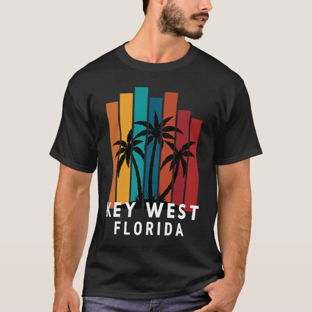 Key West Florida Family Vacation Beach Tropical T-Shirt (Front)