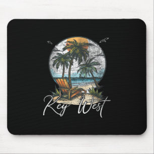Key West Florida Fl Palm Trees Mouse Mat