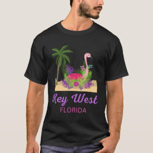 Key West Florida Flamingo Vacation Trip T-Shirt