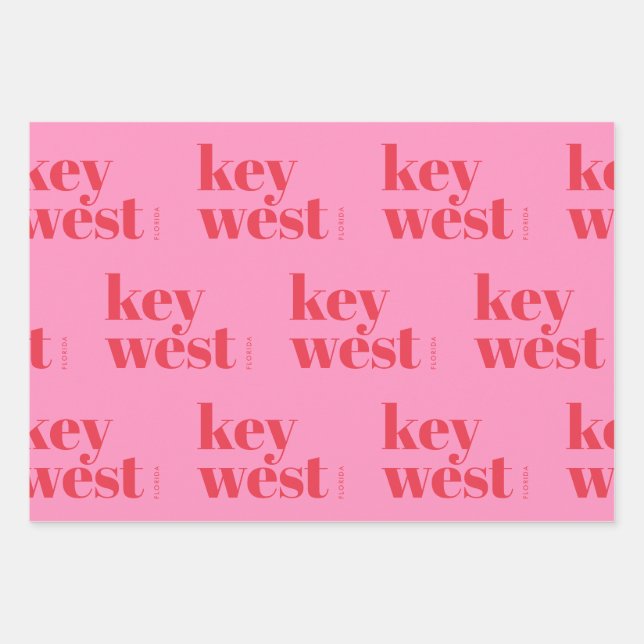 Key West Florida gift wrapping supply  Paper Sheet (Front)