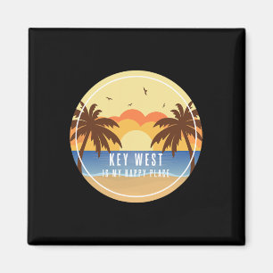 Key West Florida Is My Happy Place Fun Beach Vacat Magnet
