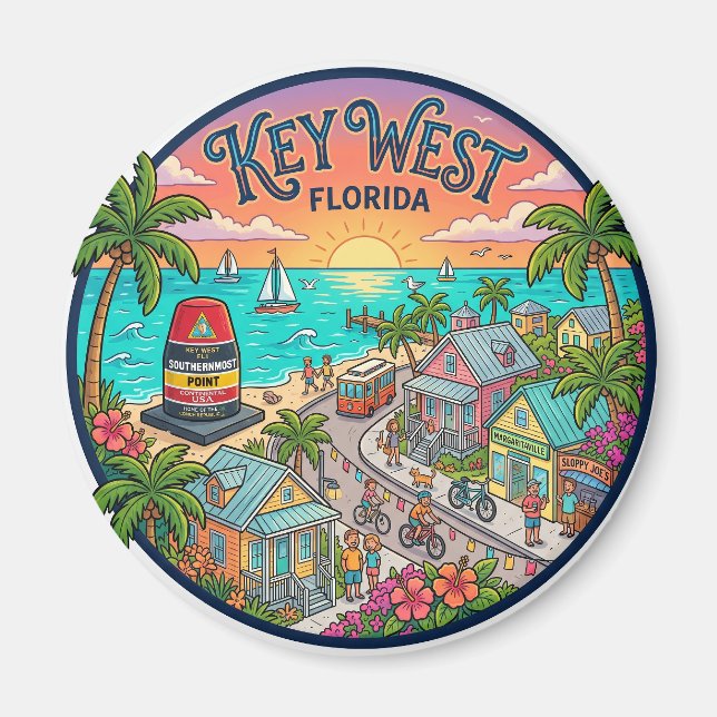 Key West Florida Magnet (Front)