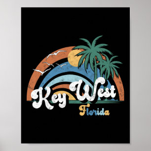 Key West Florida Miami Vibes Beach Sunshine State Poster