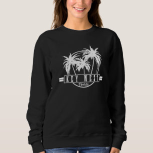 Key West Florida Palm Tree Vintage Sweatshirt