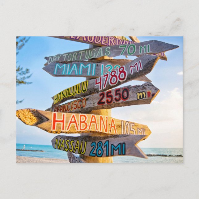 Key West, Florida Postcard (Front)