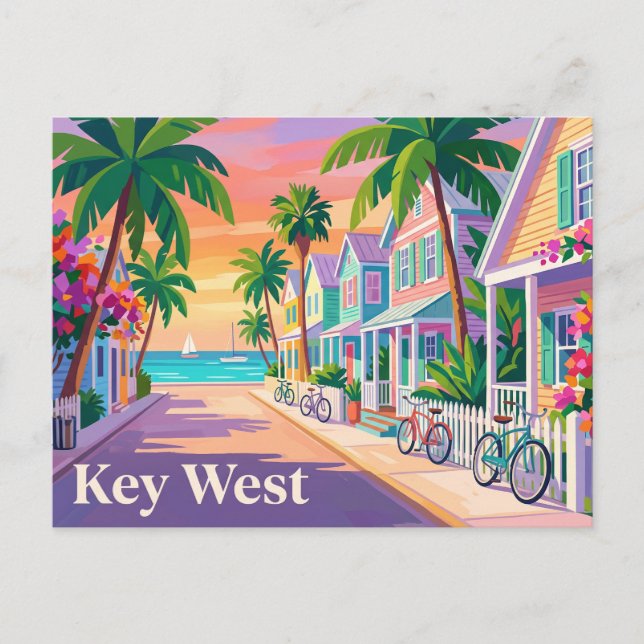 Key West Florida Postcard (Front)