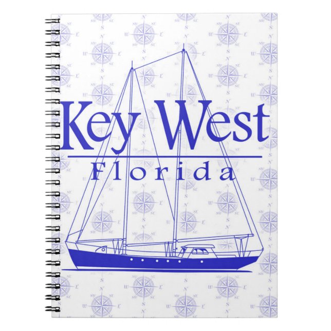 Key West Florida Sailing Notebook (Front)