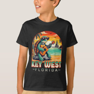 Key West Florida Shirt Turtle Tropical Beach Vacat