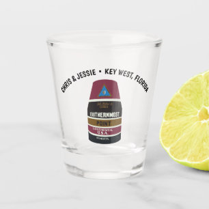 Key West, Florida Southernmost Point Marker Shot Glass