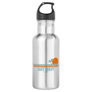Key West Florida Sun Palm Trees 532 Ml Water Bottle