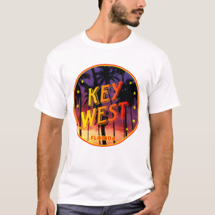 Key West, Florida sunset and palmtrees T-Shirt