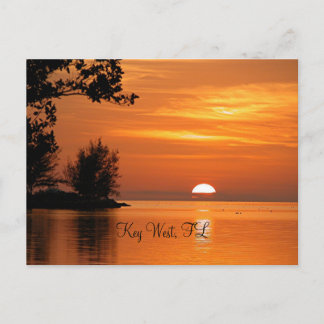 Key West, Florida sunset, beautiful photograph Postcard