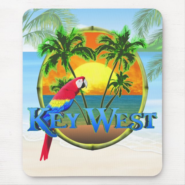 Key West Florida Sunset Mouse Mat (Front)