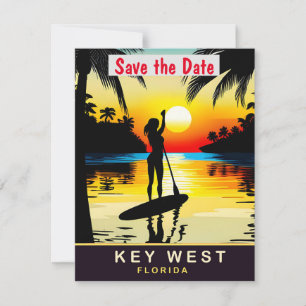 Key West Florida Sunset Wedding Invitation