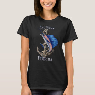 Key West Florida Swordfish Marlin Ocean Fishing T-Shirt