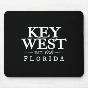 Key West Florida Throwck Letter Boys Girls Mens So Mouse Mat