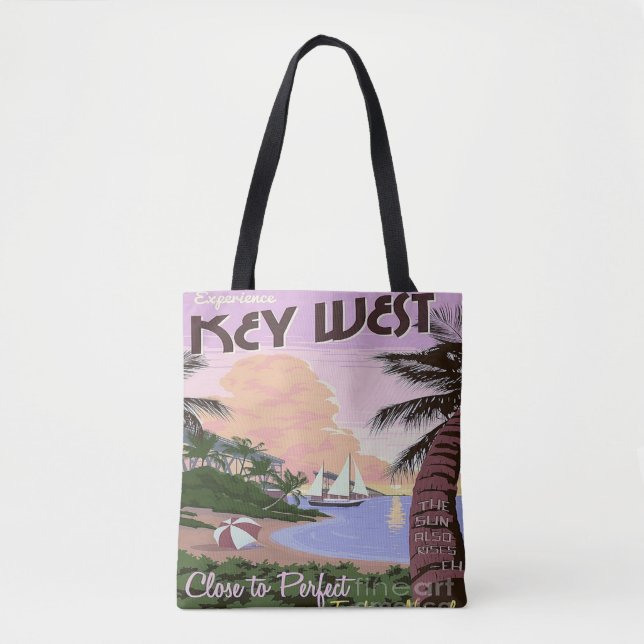 Key West Florida Travel Tote bag Beach  Vacation (Front)