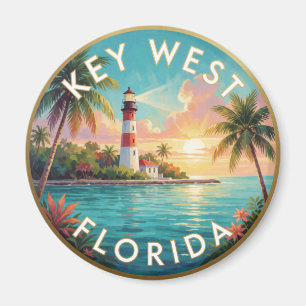 Key West Florida Tropical Travel Magnet