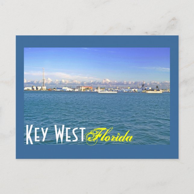 Key West, Florida, U.S.A. Postcard (Front)
