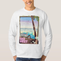 key west florida vintage travel poster